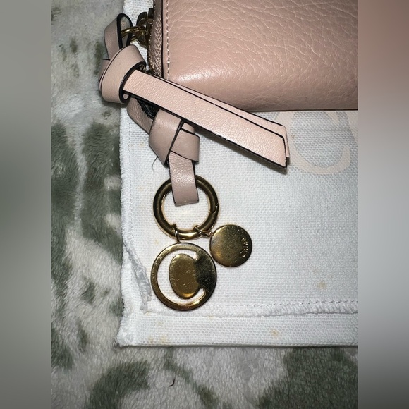 Authentic Chloé “Alphabet” continental wallet in blush nude | Full Set - Picture 2 of 16